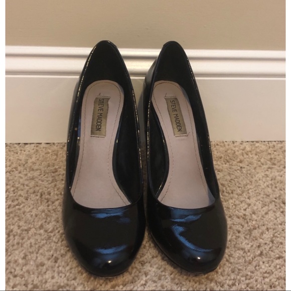 Steve Madden Unityy black patent pumps 8.5 - Picture 2 of 8